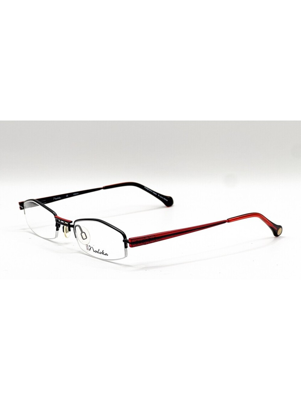 NEW CHARMANT NODOKA ND10125 BK BLACK AUTHENTIC EYEGLASSES 46-21